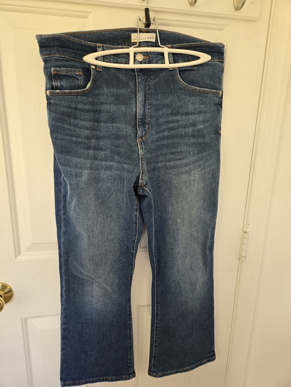 Loft Women's Kick Crop Jeans, Size 12, Worn Twice